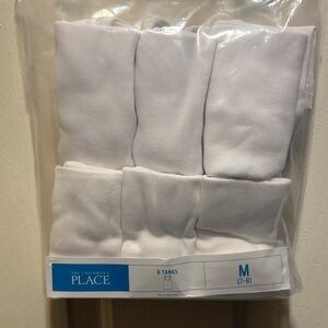 The Children's Place White Tank Tops - 6 Pack